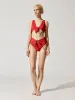 Emma Bikini Bottom - Red sold by Carbon38
