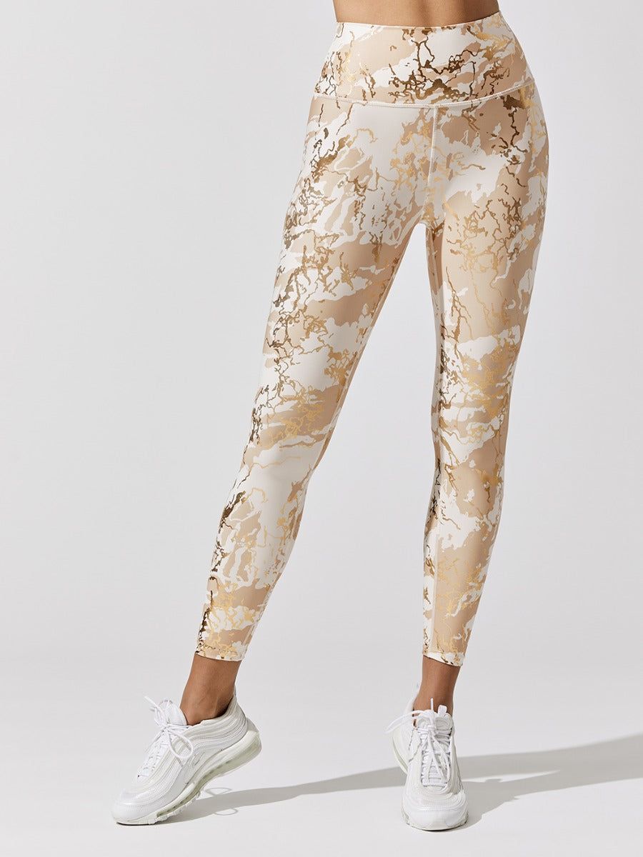 Marble Shine 7/8 Legging - Sandstone Marble Pearl sold by Carbon38 product image thumbnail 3
