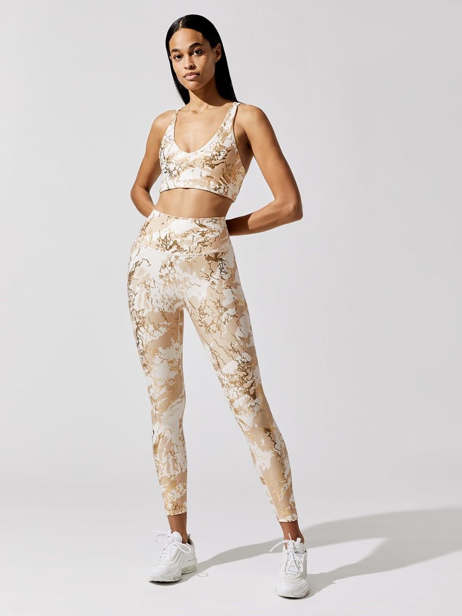 Marble Shine 7/8 Legging - Sandstone Marble Pearl sold by Carbon38 product image thumbnail 4