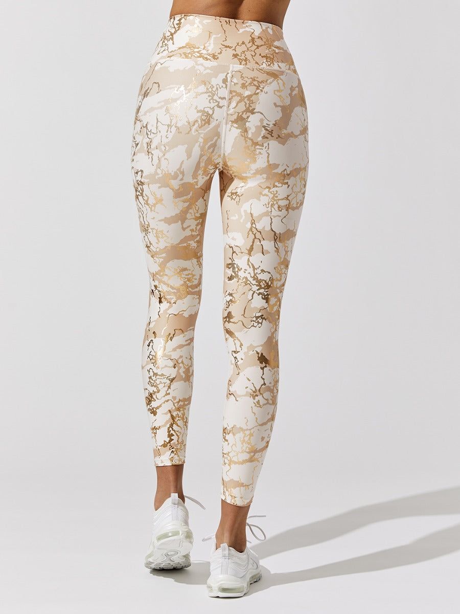 Marble Shine 7/8 Legging - Sandstone Marble Pearl sold by Carbon38 product image thumbnail 2