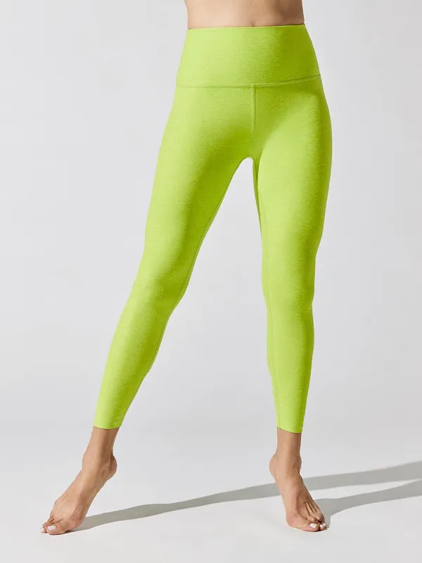 Spacedye Caught in the Midi High Waisted Legging - Matcha Green made by Carbon38