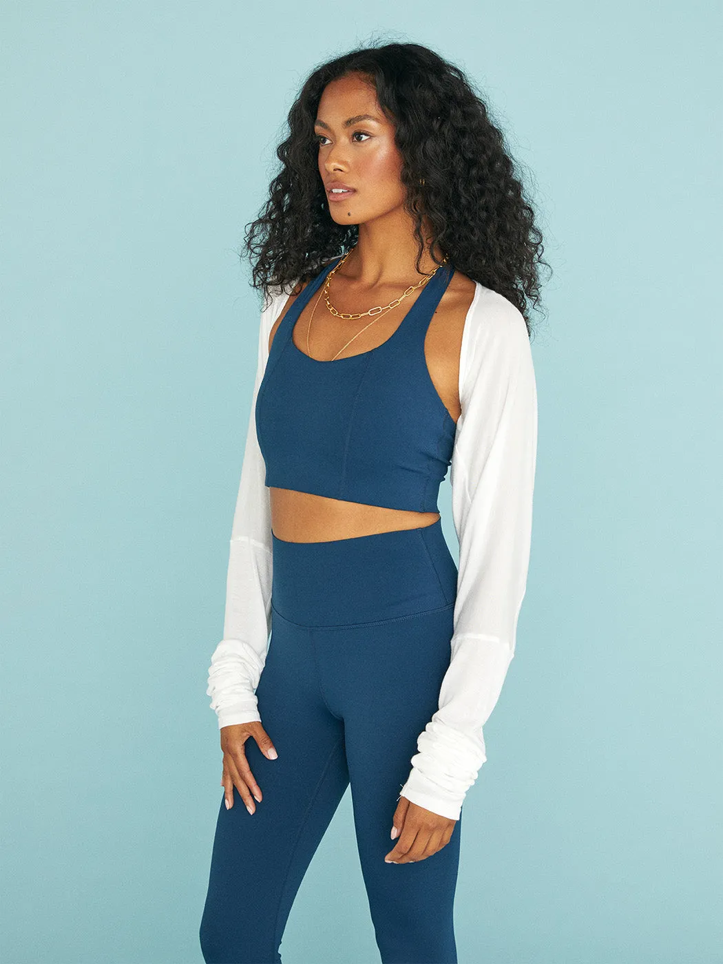 Staci Shrug - White sold by Carbon38