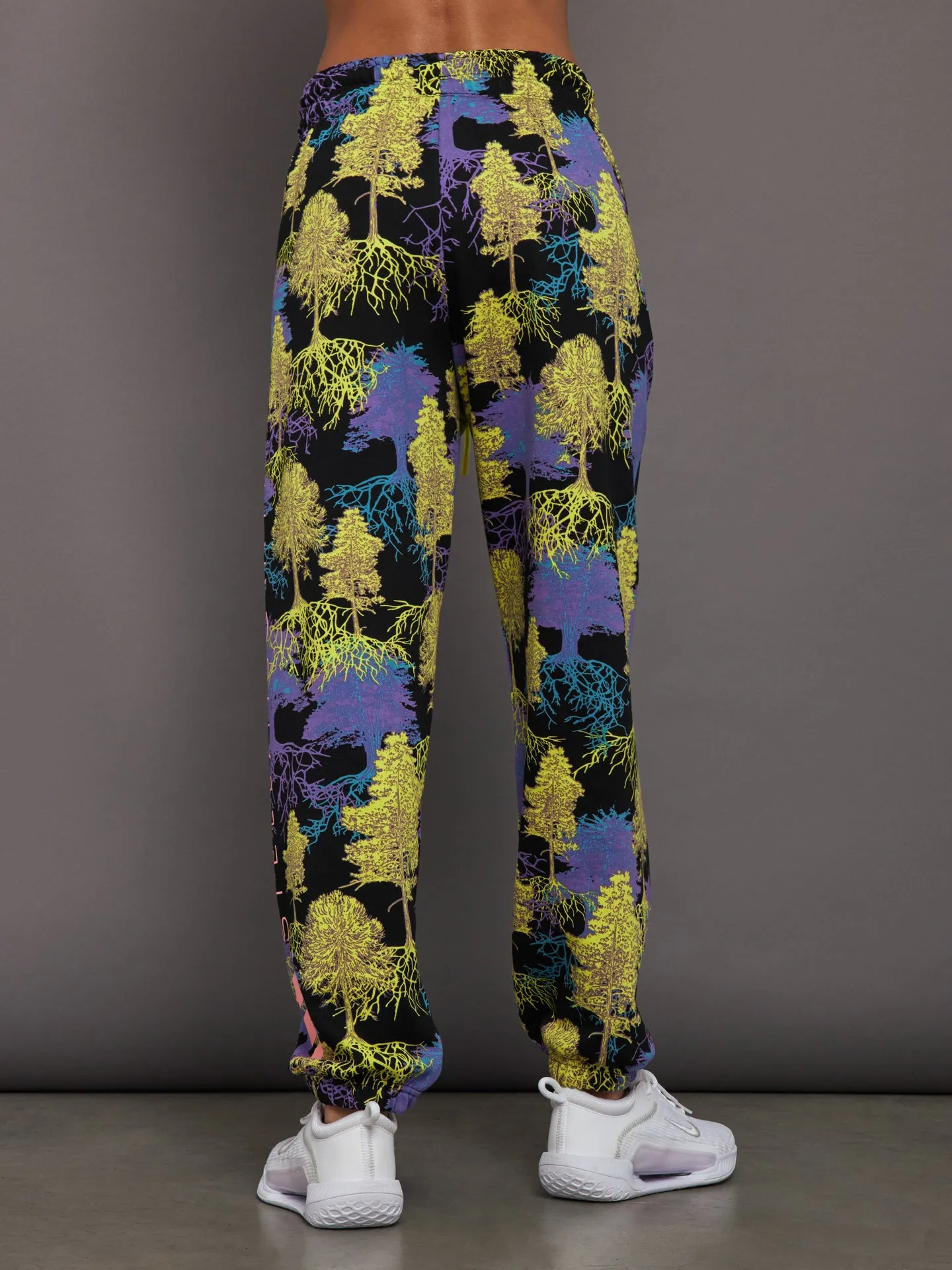 aSMC Sweatpant printed - black shock slime deep lilac blue bay-smc sold by Carbon38 product image thumbnail 3