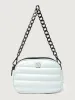 Stargazer - White Patent/ Black/ Black Web/ Gunmental Hardware sold by Carbon38