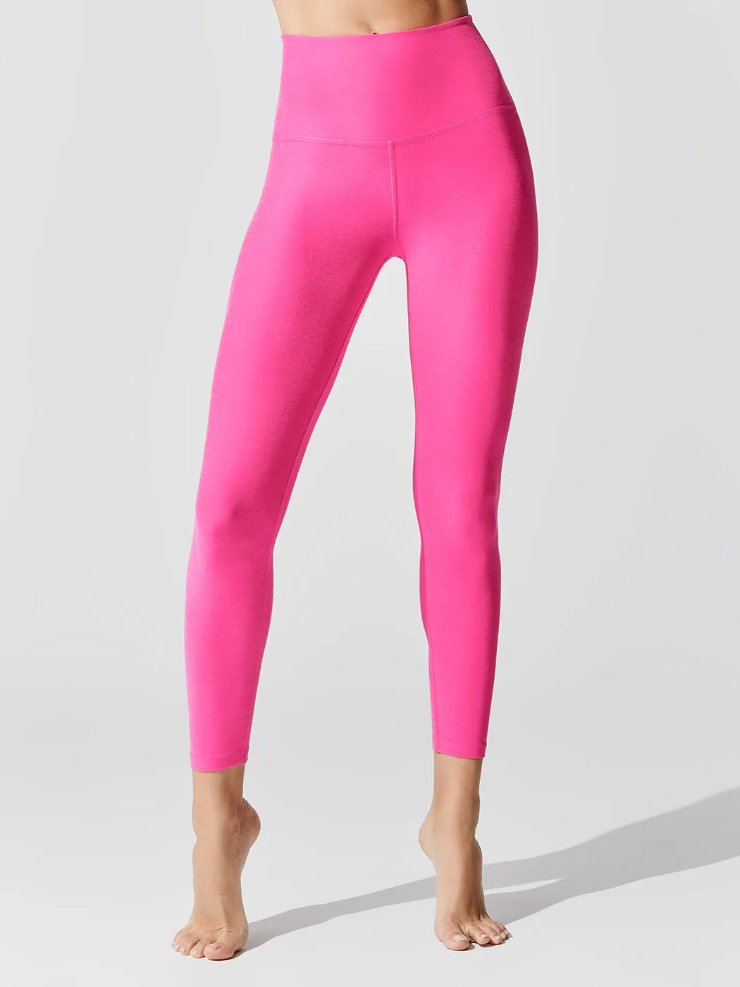 Spacedye Caught in the Midi High Waisted Legging - Pink Glo sold by Carbon38
