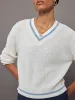 Varsity Sweater - Custom Intarsia sold by Carbon38