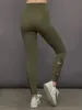 Crochet Legging in Melt - Olive sold by Carbon38