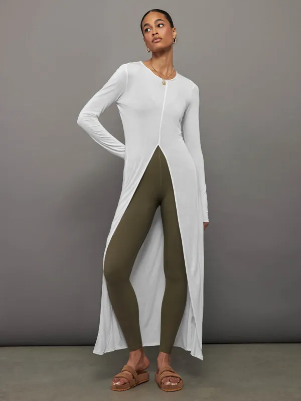 Alina Shirt Dress - White sold by Carbon38