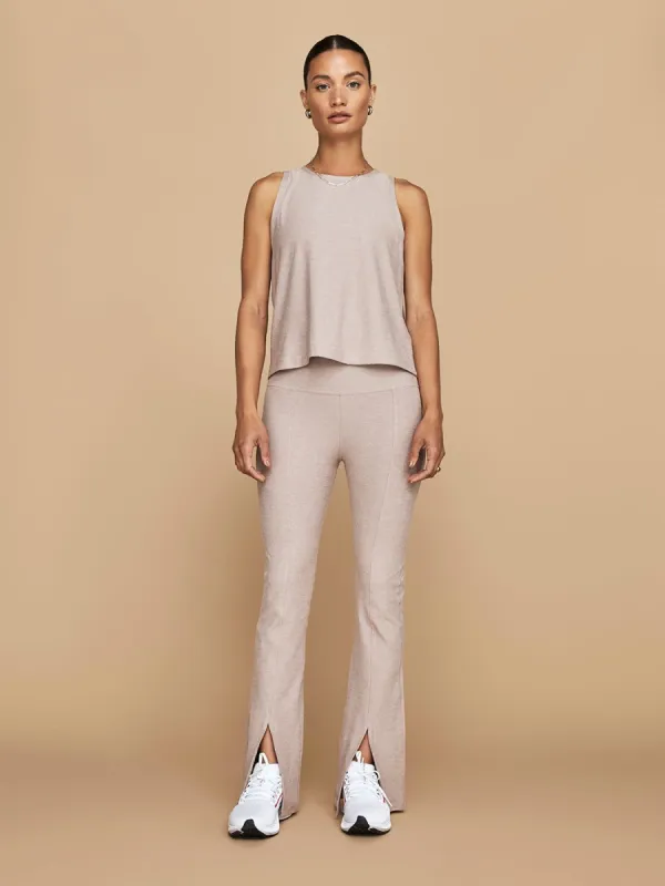 Spacedye High Waisted Make The Cut Pant - Chai sold by Carbon38