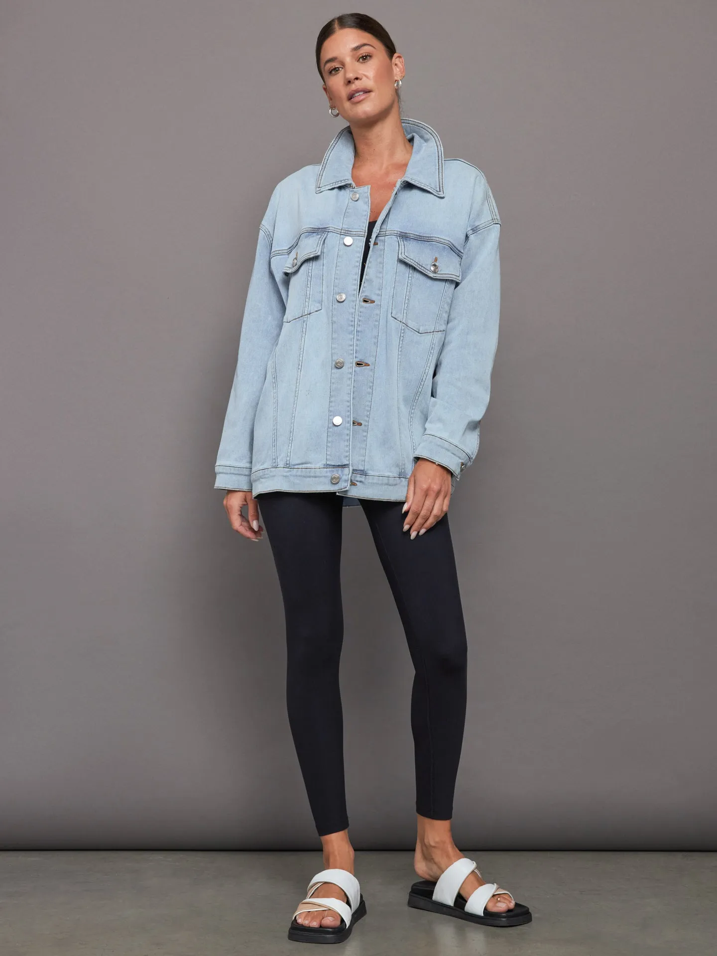 ELIZA JACKET - DENIM sold by Carbon38 product image thumbnail 5