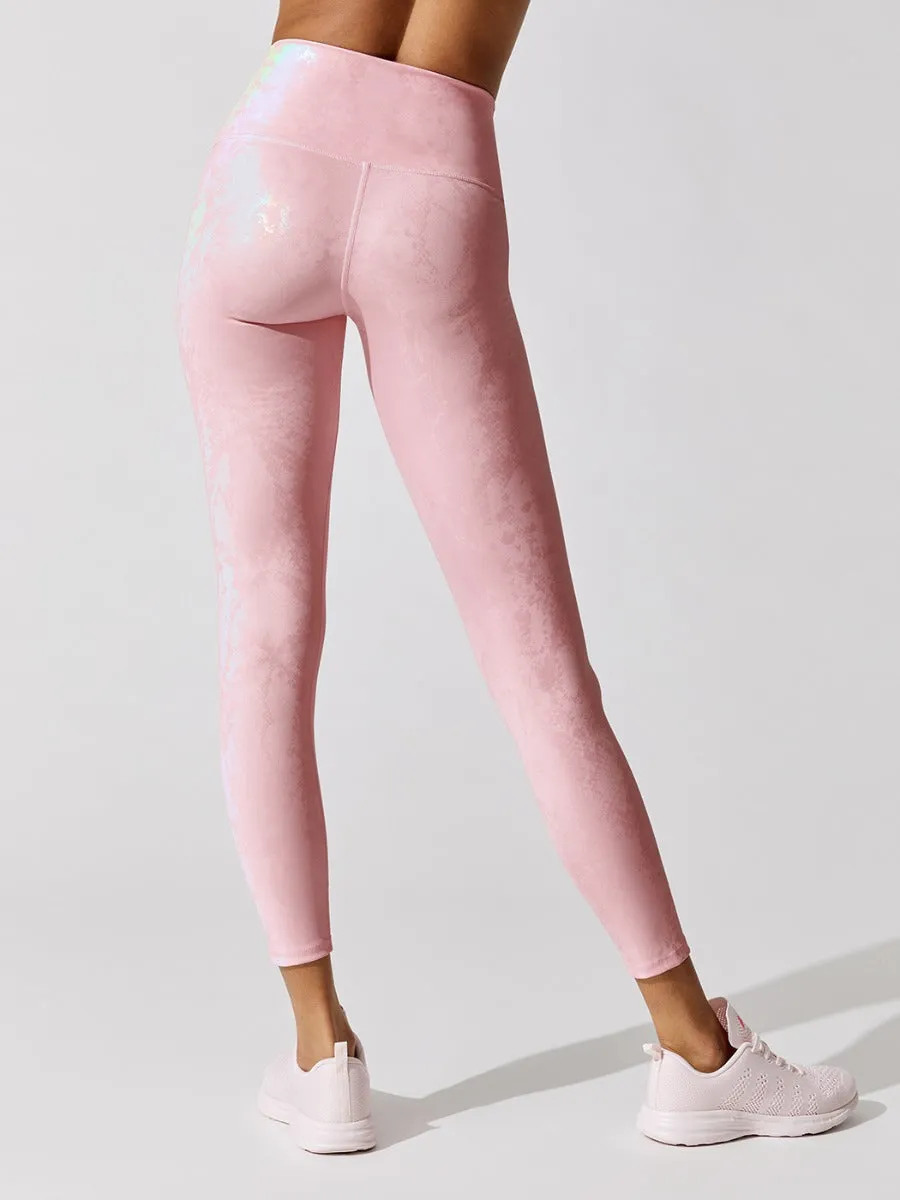 Metallic Snake High Rise 7/8 Legging - Pink sold by Carbon38 product image thumbnail 3