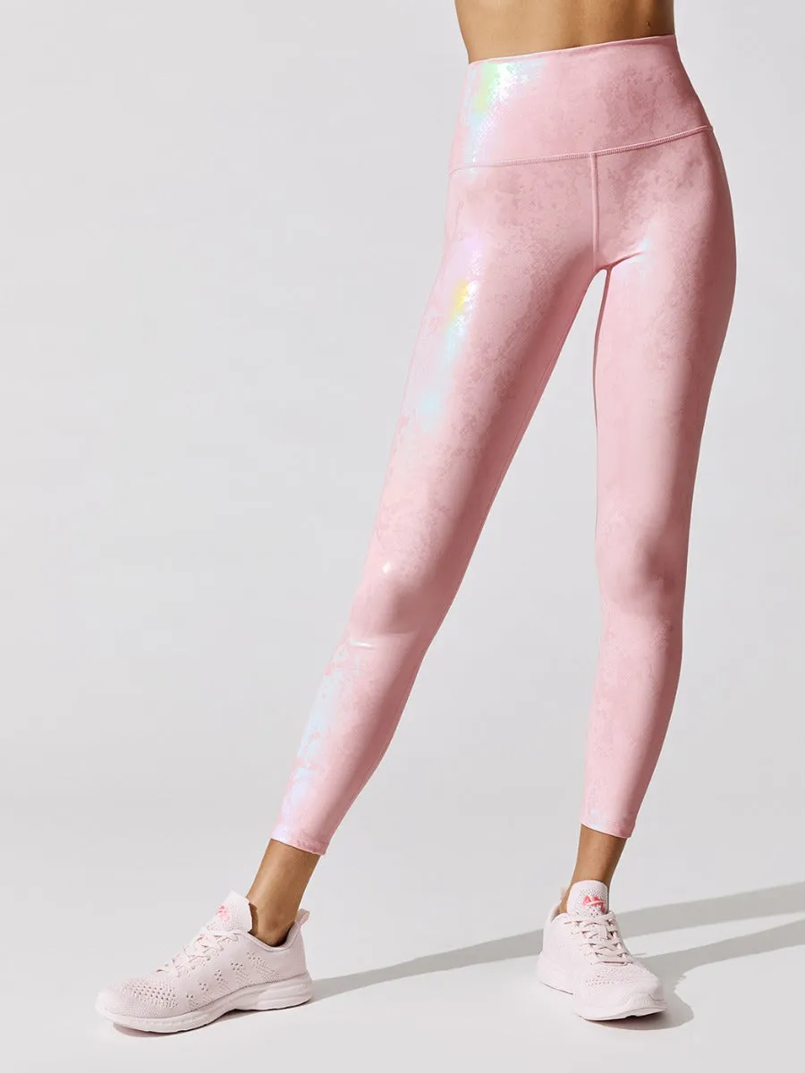 Metallic Snake High Rise 7/8 Legging - Pink sold by Carbon38 product image thumbnail 4
