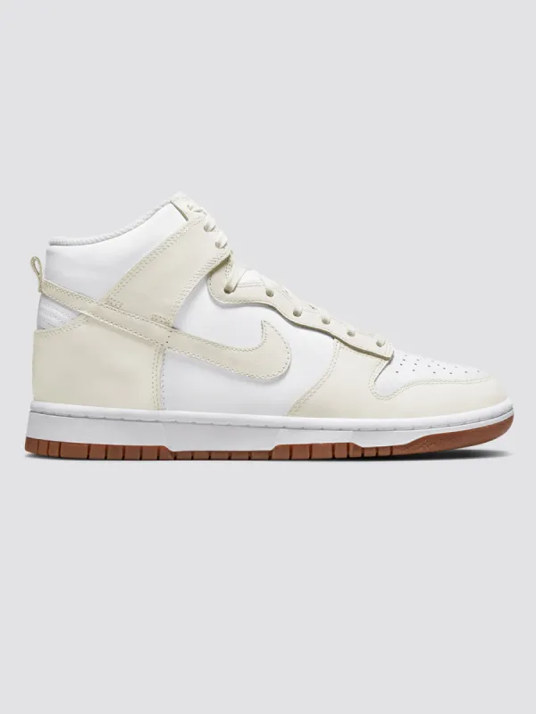 Nike Dunk High - White/Sail-Gum Med Brown sold by Carbon38