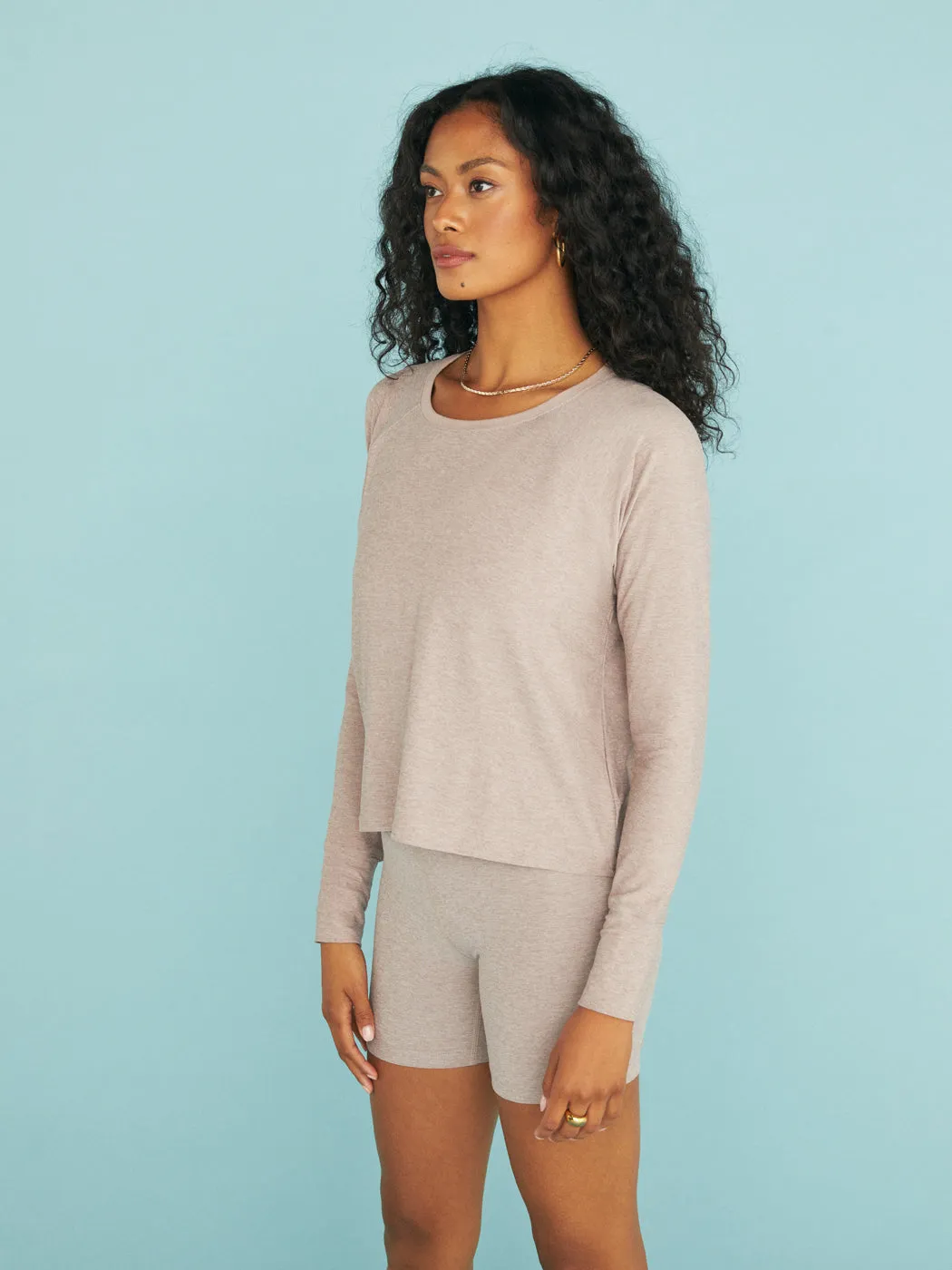 Featherweight Daydreamer Pullover - Chai sold by Carbon38
