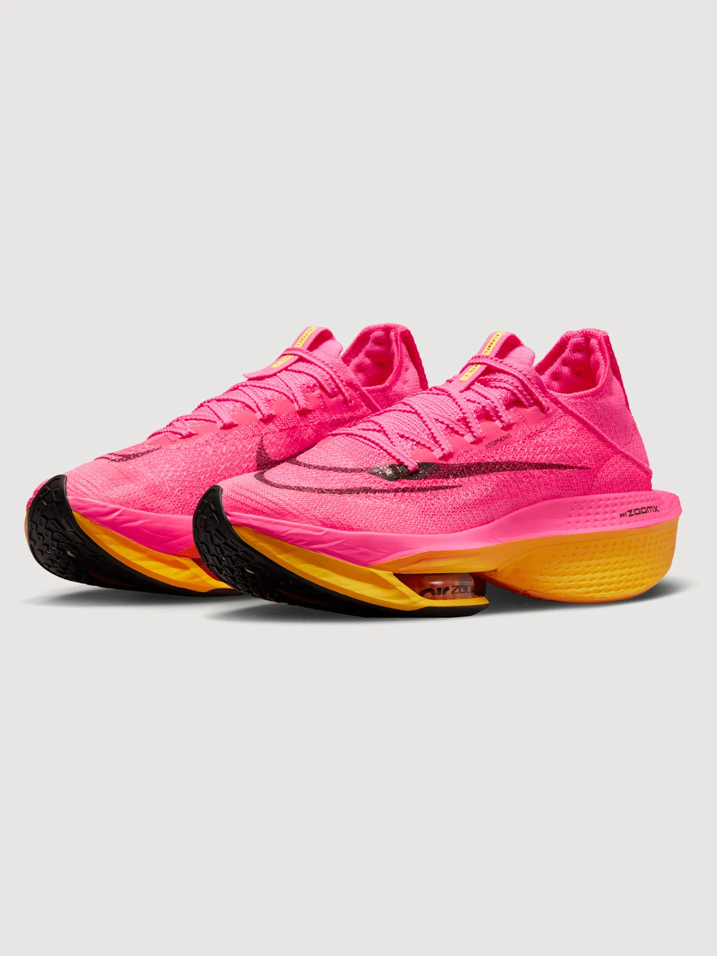 新品 W AIR ZOOM ALPHAFLY NEXT% 2 PINK 22.5 Nike Air Zoom Alphafly Next% 2 Hyper Pink Laser Orange