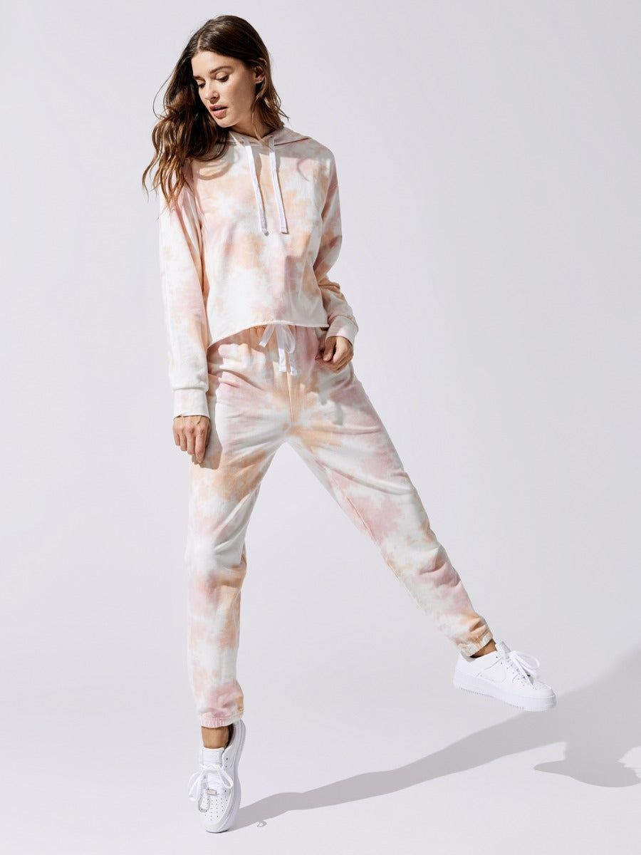 Tie Dye Jogger - Peach/Putty Pink sold by Carbon38 product image thumbnail 2