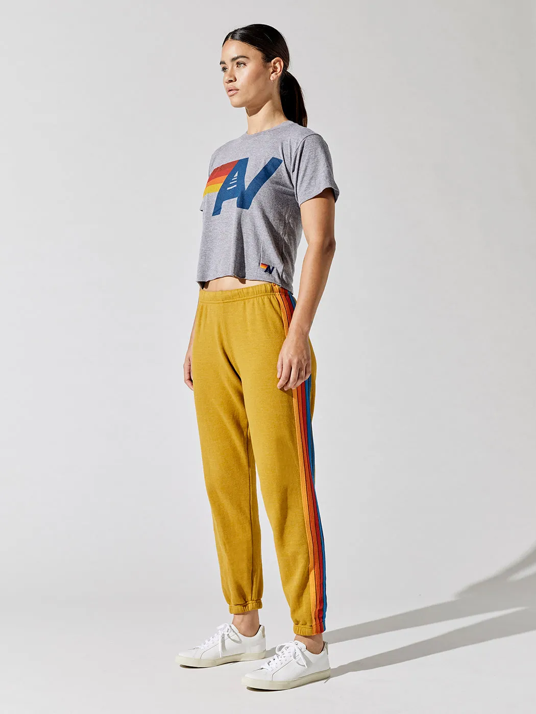 5 Stripe Women's Sweatpant - Honey 2 sold by Carbon38 product image thumbnail 3