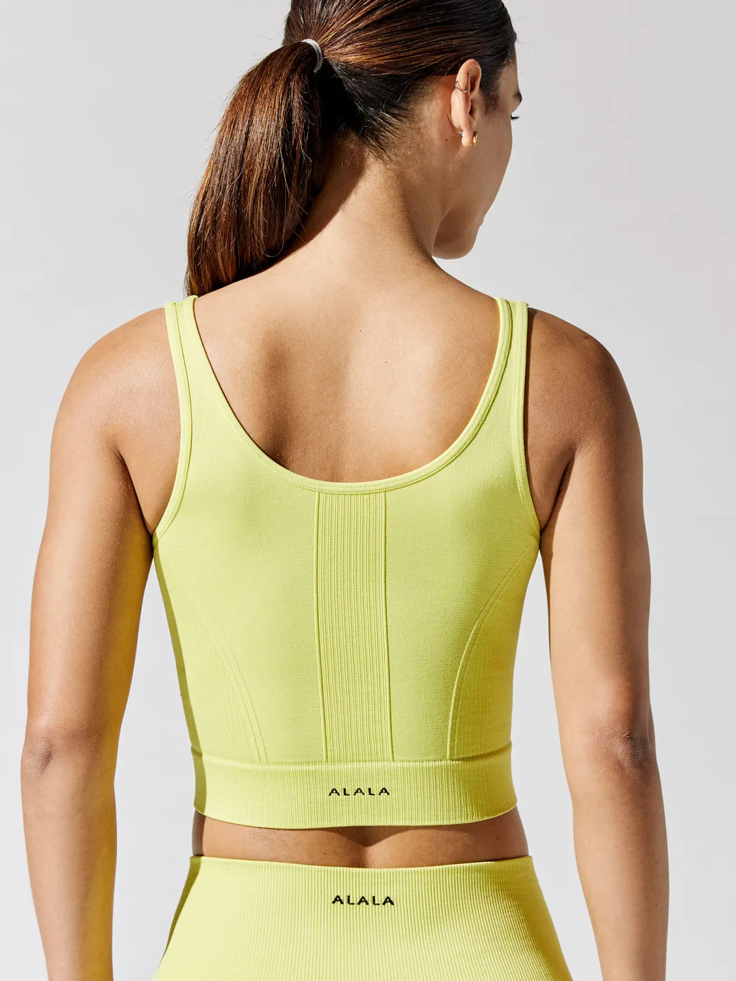 Seamless Crop Tank - Chartreuse sold by Carbon38 product image thumbnail 2