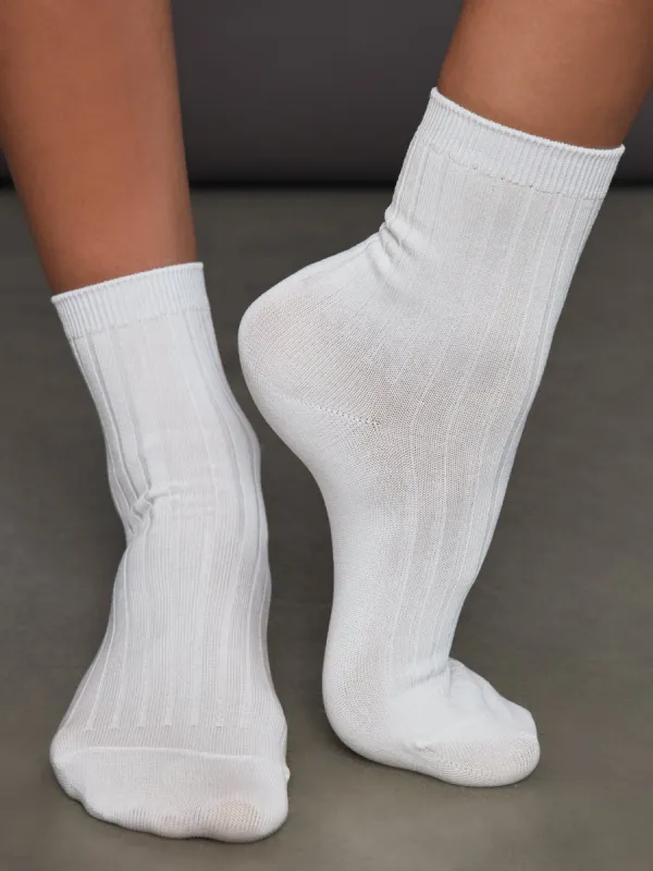 Her Socks - Classic White sold by Carbon38