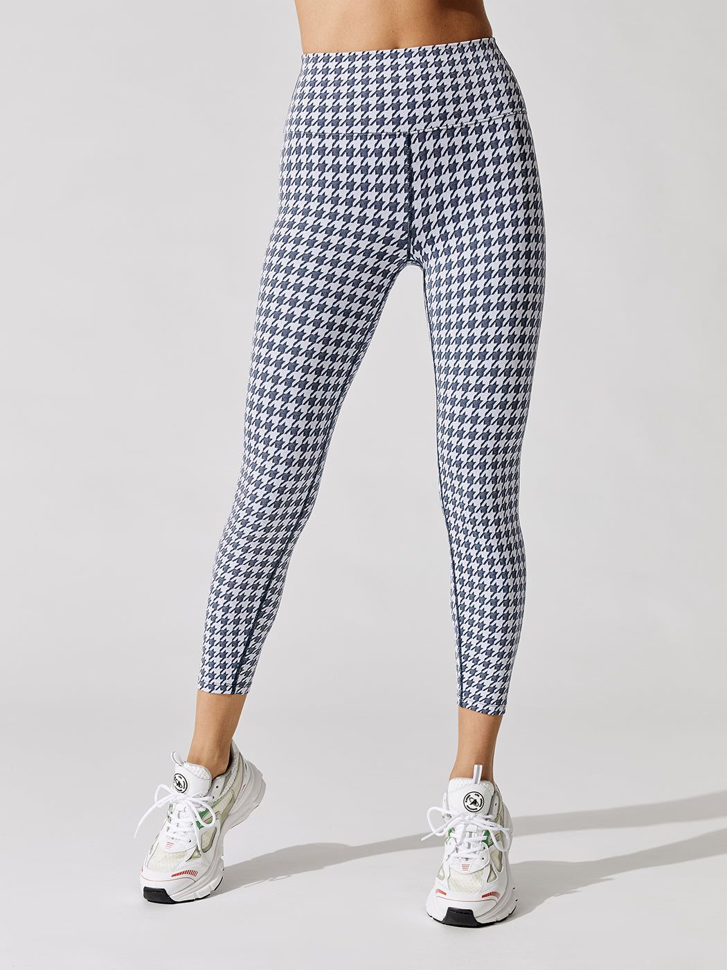 Houndstooth Jacquard 7/8 Legging - French Nayy-White sold by Carbon38 product image thumbnail 3