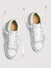 Vallely - Off White/Grey Premium Leather sold by Carbon38