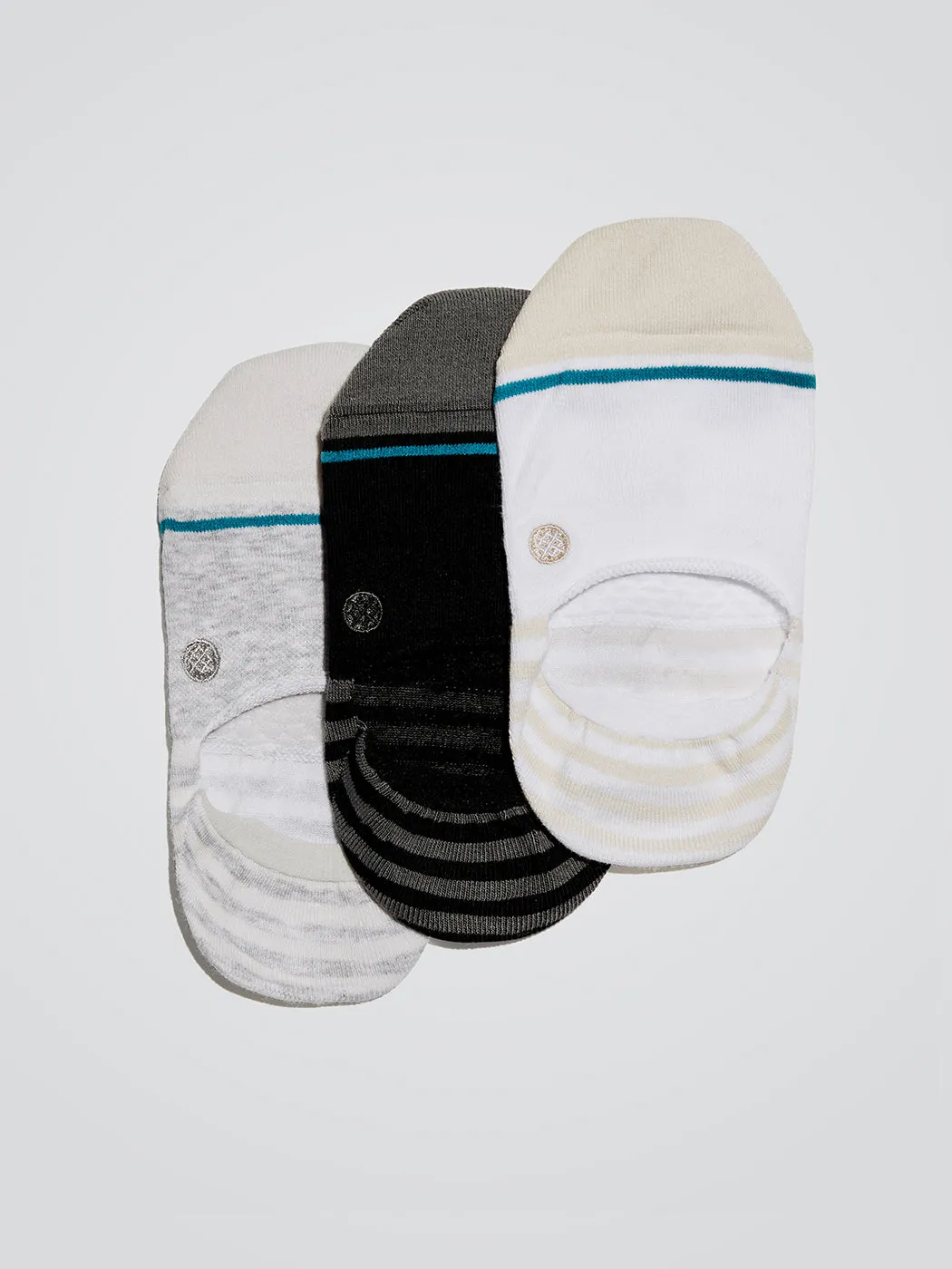 Sensible 3 Pack No-Show Socks - Multi sold by Carbon38 product image thumbnail 2