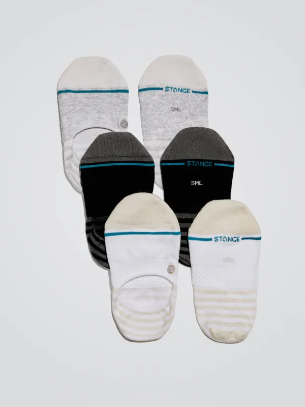 Sensible 3 Pack No-Show Socks - Multi sold by Carbon38