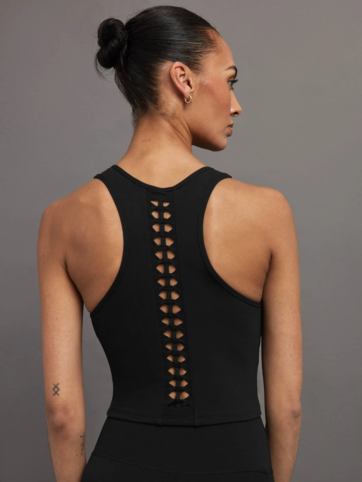 Crochet Tank in Melt - Black sold by Carbon38 product image thumbnail 4