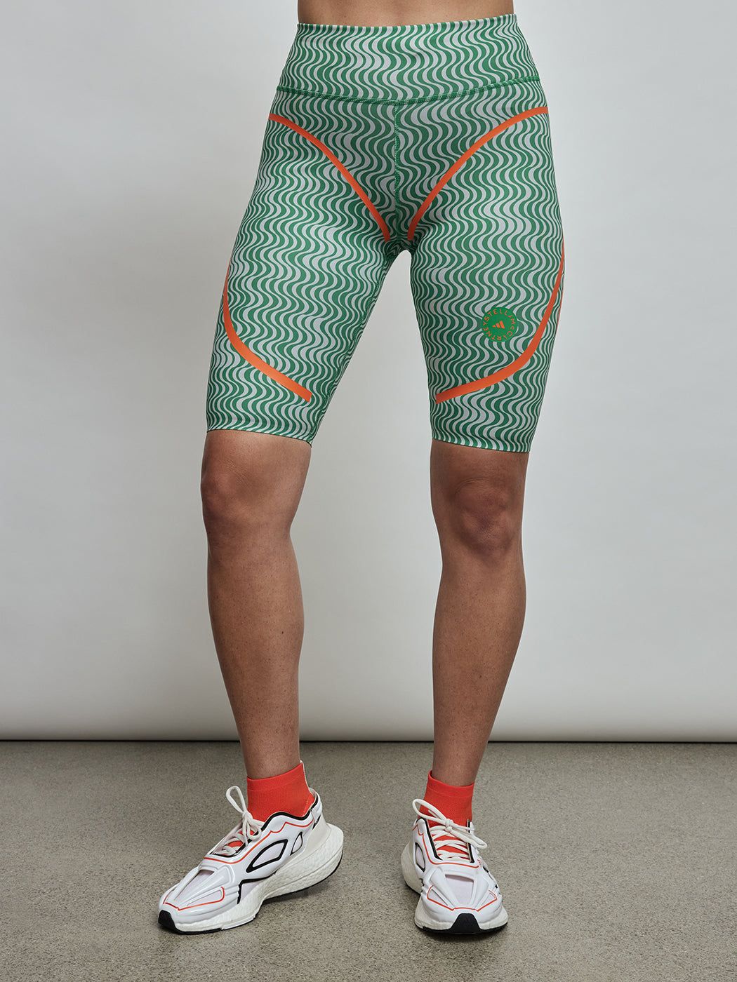 Adidas By Stella Mccartney Training Cycling Tight Printed - Green/Clear Onix sold by Carbon38 product image thumbnail 2