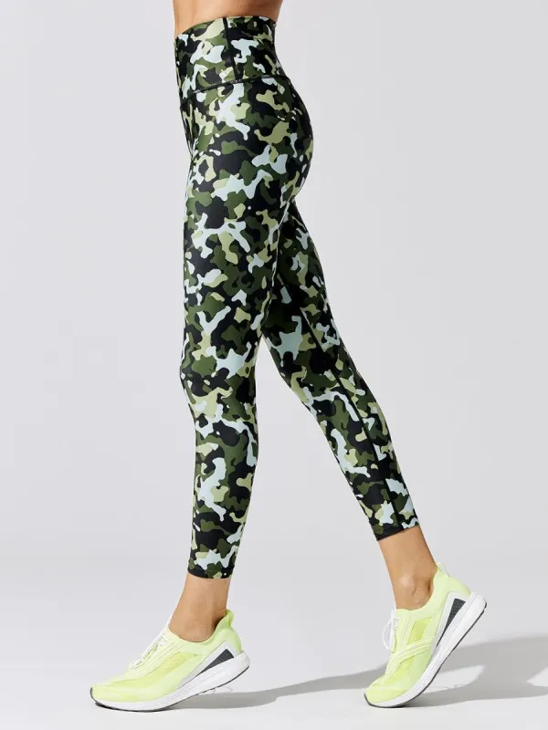 Printed High Rise 7/8 Legging - Refreshing Camo sold by Carbon38