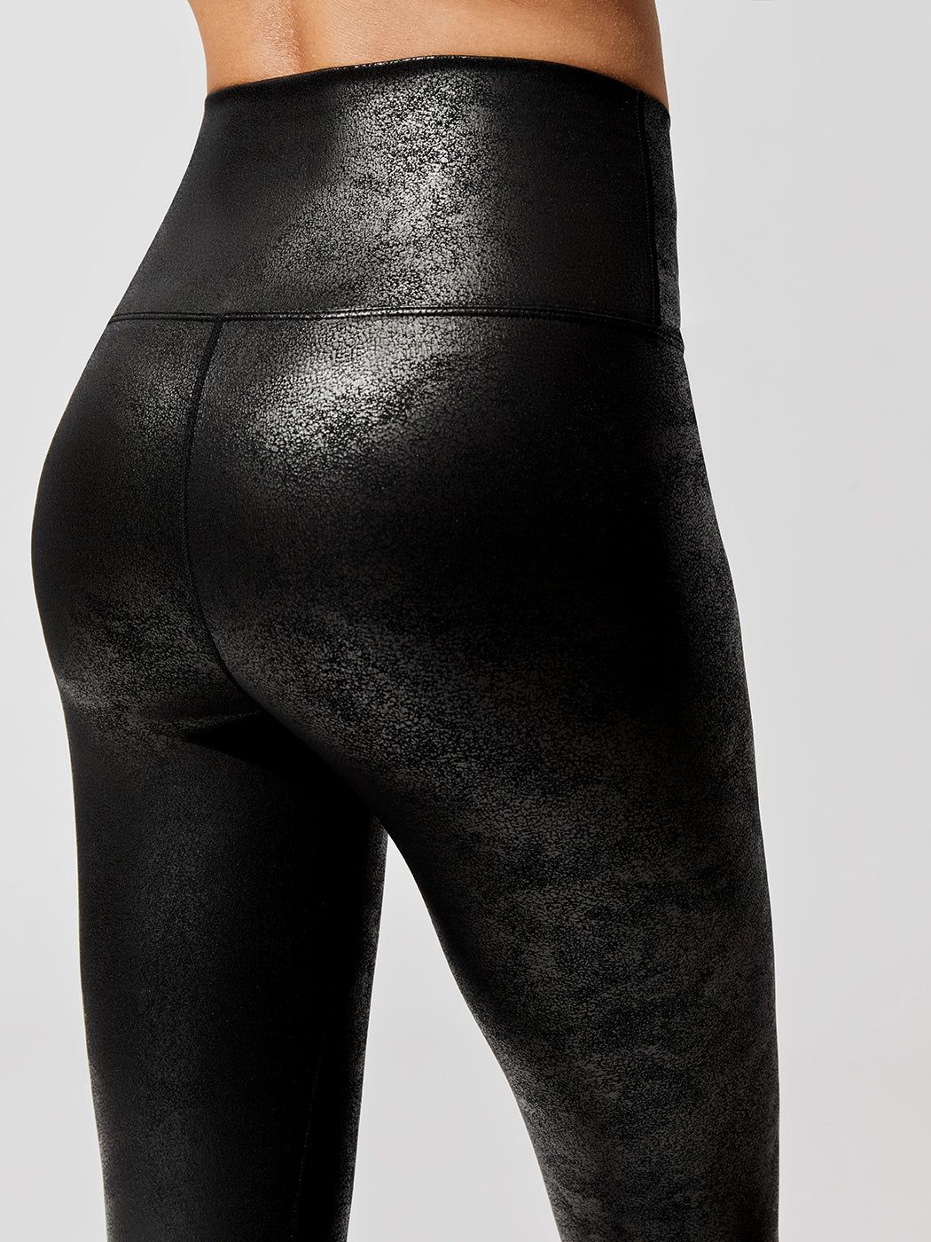 Leatherette High Rise 7/8 Legging - Black sold by Carbon38 product image thumbnail 4