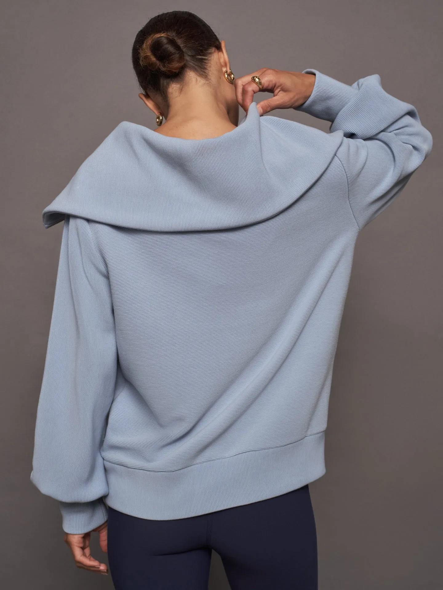 Vine Half Zip - Blue sold by Carbon38 product image thumbnail 3