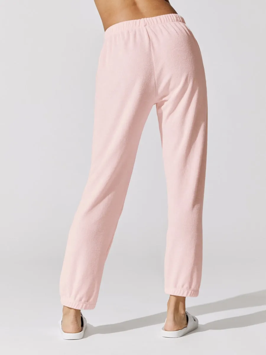 Terry Henley Sweatpant - Peony sold by Carbon38 product image thumbnail 3