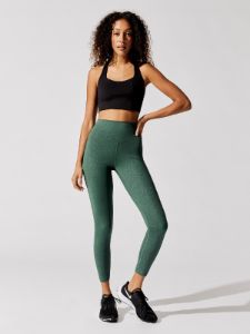 Shine Powder 7/8 Legging - Shine Powder Evergreen sold by Carbon38