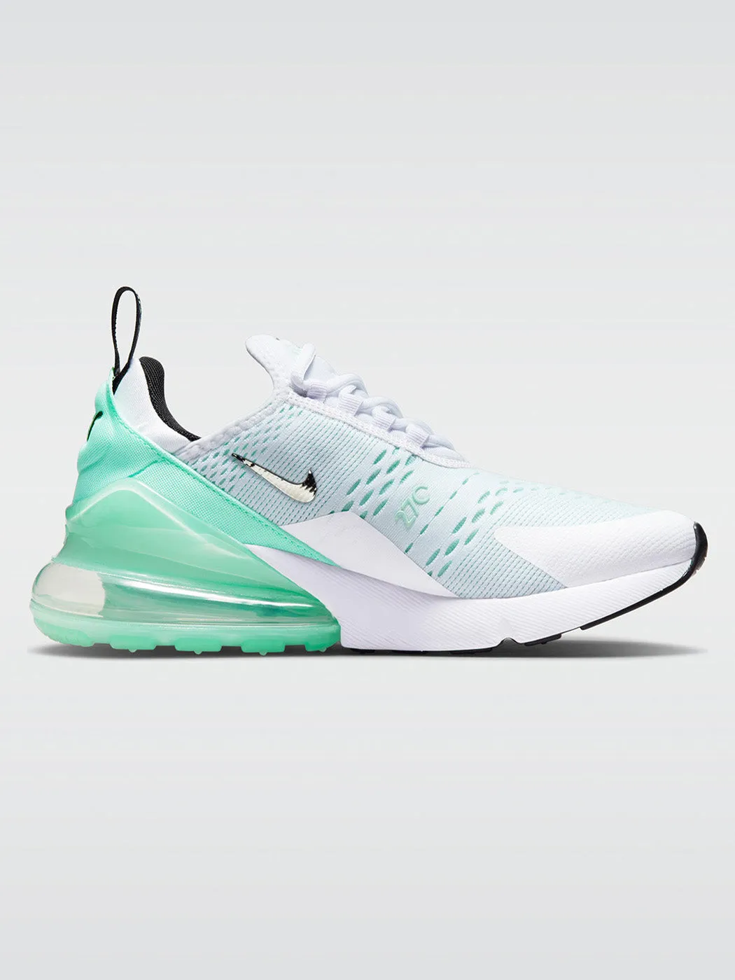 Nike Air Max 270 - White-Metallic Silver-Mint Foam sold by Carbon38 product image thumbnail 2
