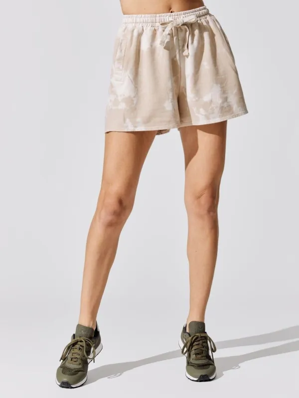 Tie Dye Short - Washed Sandstone sold by Carbon38