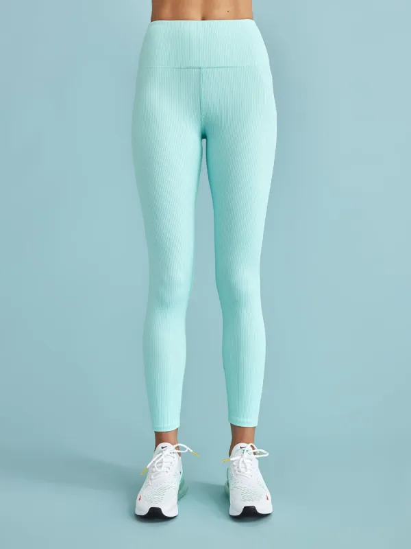 Ribbed 7/8 Legging - Island Paradise made by Carbon38