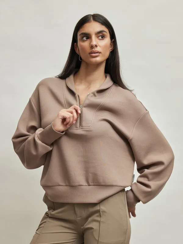 Davidson Sweatshirt - Pine Bark sold by Carbon38