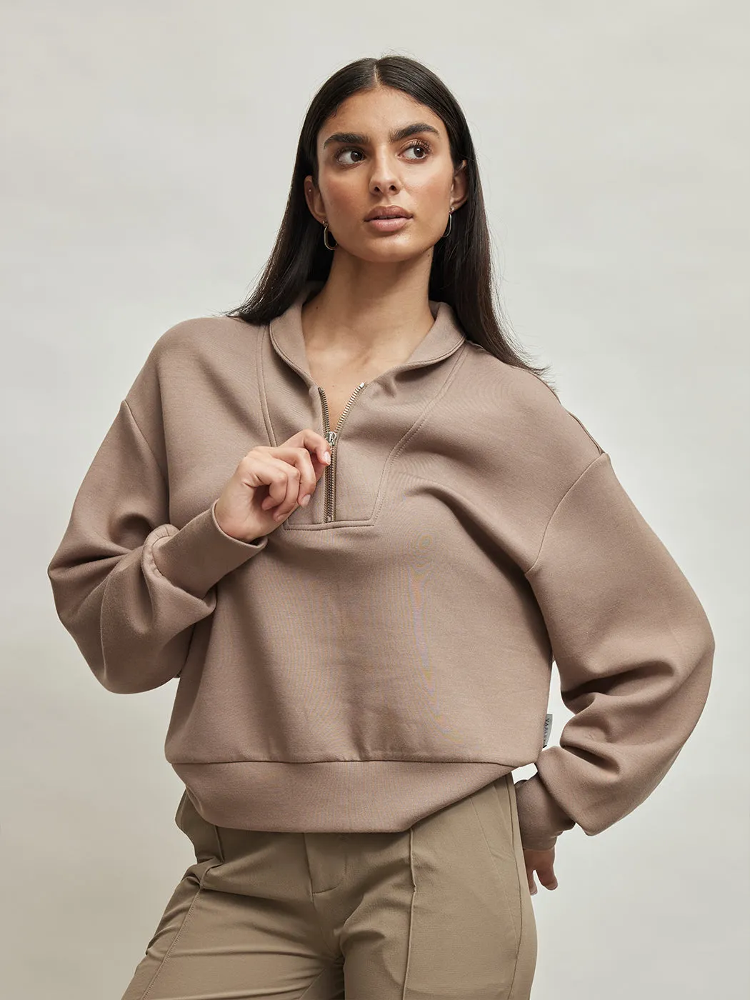 Davidson Sweatshirt - Pine Bark sold by Carbon38