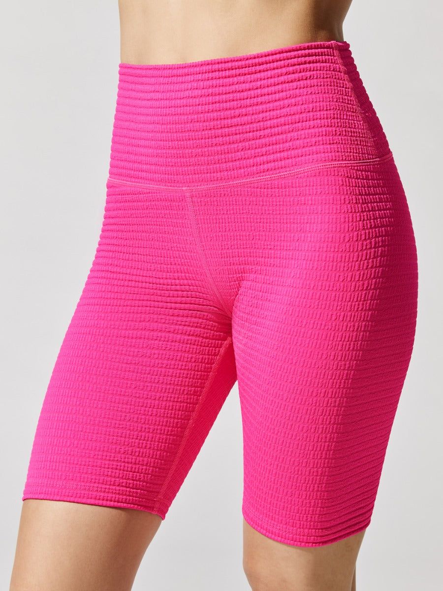 Jacquard Biker Short - Fluorescent Pink sold by Carbon38 product image thumbnail 4
