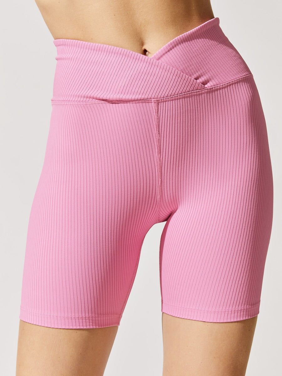 V Waist Biker Short - Pink sold by Carbon38 product image thumbnail 5