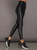 High Rise Full-Length Legging in Takara Shine - Black sold by Carbon38