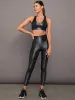 High Rise Full-Length Legging in Takara Shine - Black sold by Carbon38