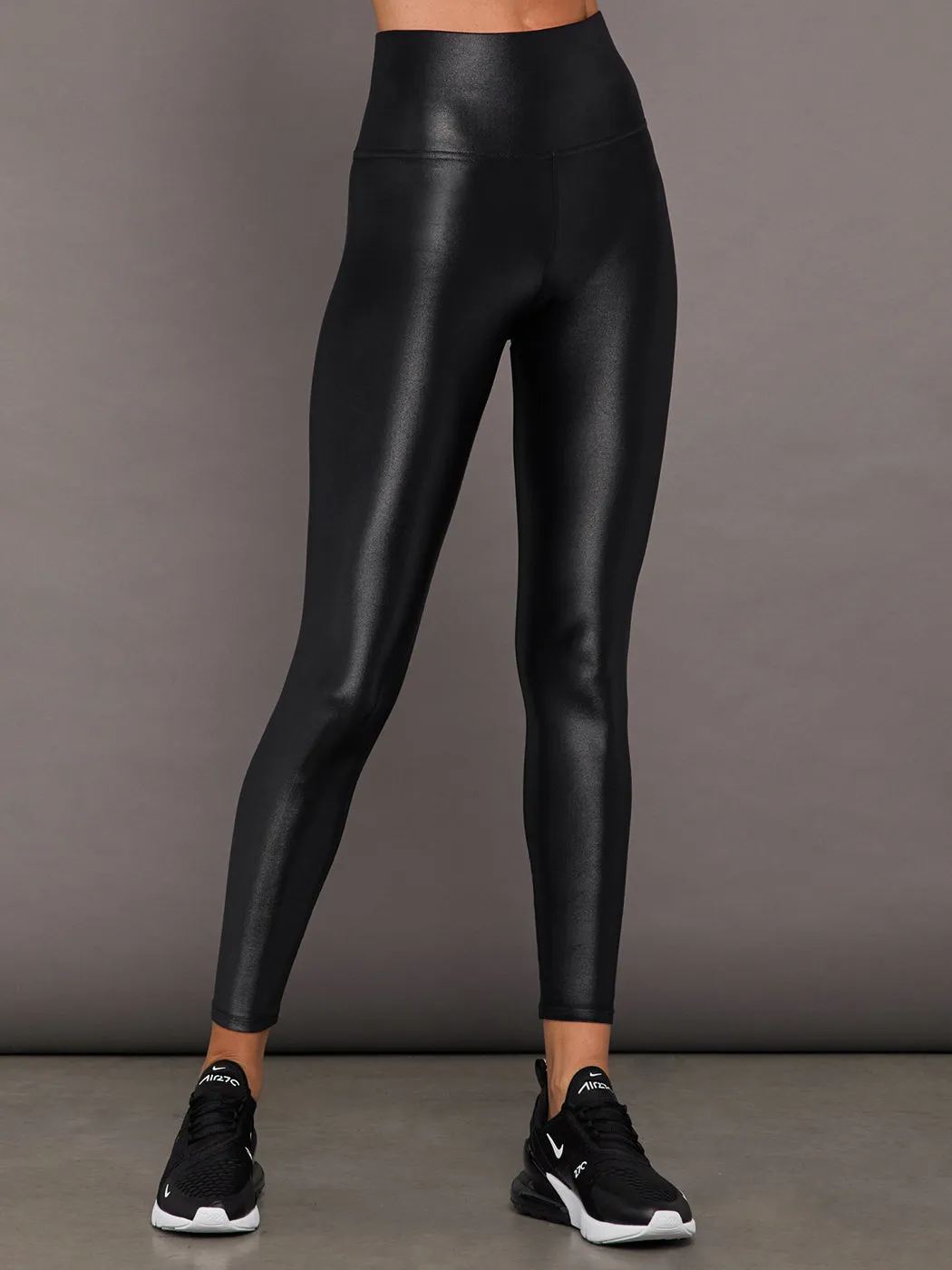 High Rise Full-Length Legging in Takara Shine - Black sold by Carbon38