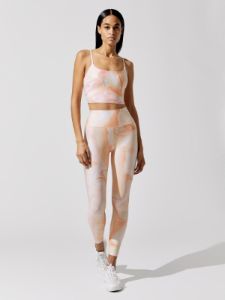 Printed High Rise 7/8 Legging - Warped Marble sold by Carbon38