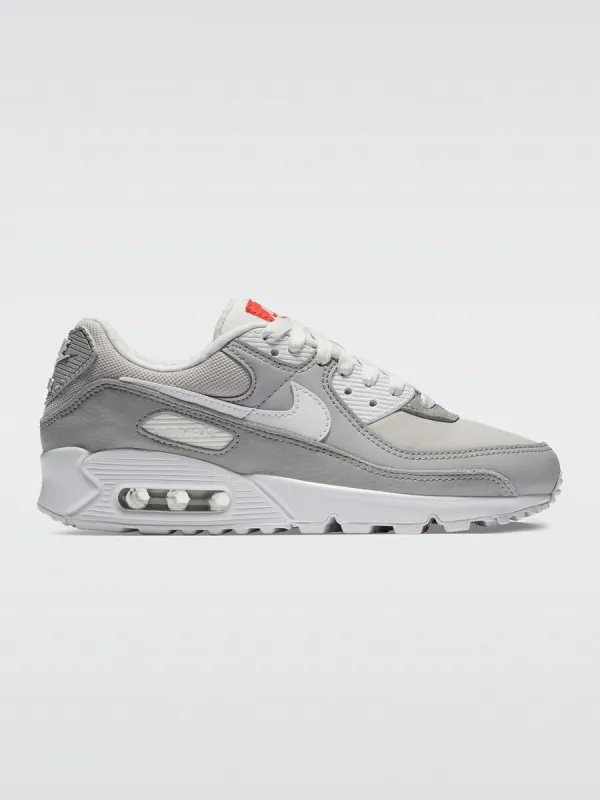Air Max 90 Sneaker - Lt Smoke Grey/White-Summit White sold by Carbon38