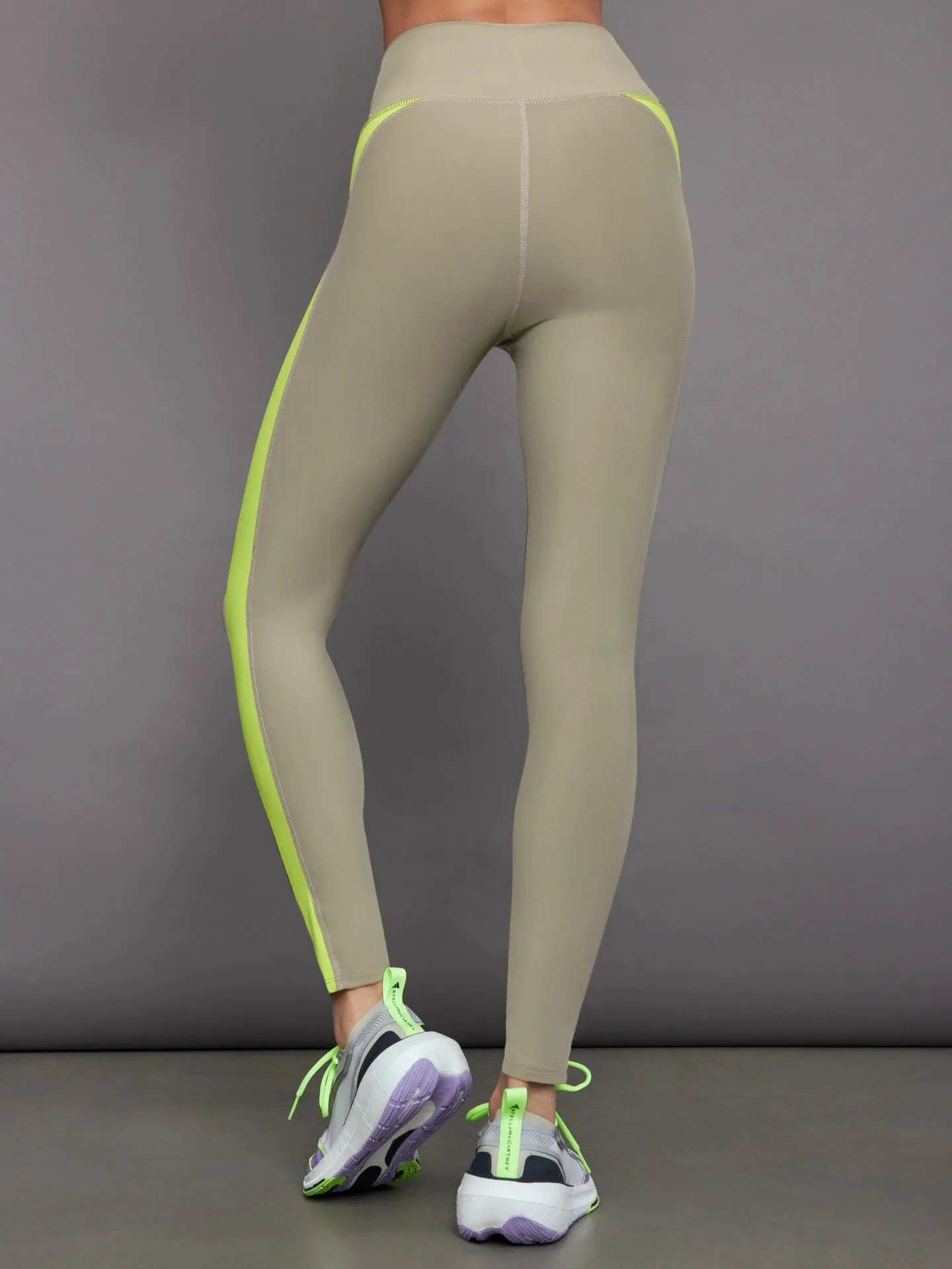 Colorblock Legging in Melt - Silversage / Acid Lime sold by Carbon38 product image thumbnail 4
