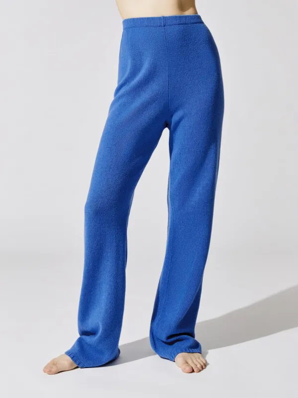 Zoe Wide Leg Pant - Cobalt Melange sold by Carbon38