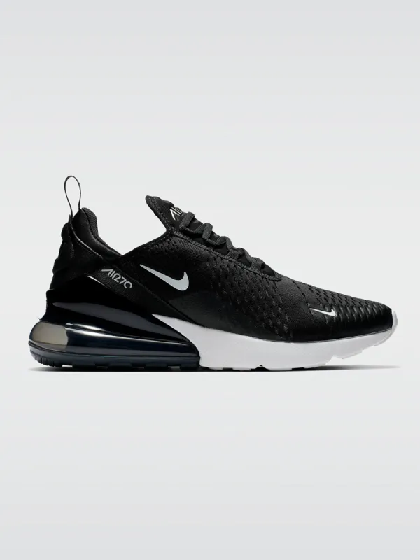 Nike Air Max 270 - Black/Anthracite-White sold by Carbon38