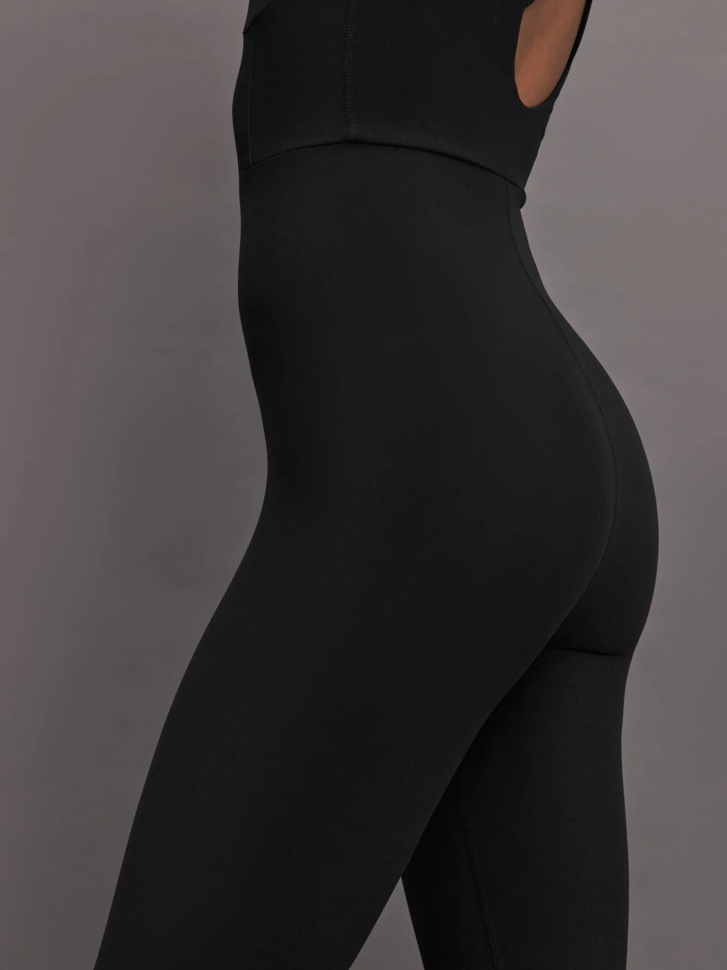Cross Back Jumpsuit in Melt - Black sold by Carbon38 product image thumbnail 4
